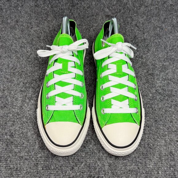 Converse All Star CT Double Tongue Ox Shoes Women's Size 8 Neon Green Athletic - Picture 3 of 12